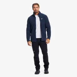 Moss Pile Fleece Jacket Herren Deep Navy