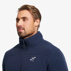 Moss Pile Fleece Jacket Herren Deep Navy