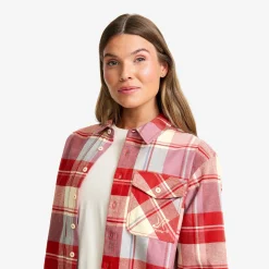 Nevada Flannel Shirt Damen Lava Falls/Bleached Sand