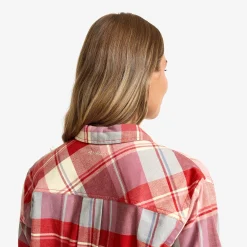 Nevada Flannel Shirt Damen Lava Falls/Bleached Sand