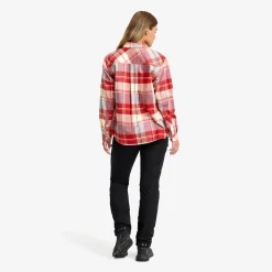 Nevada Flannel Shirt Damen Lava Falls/Bleached Sand