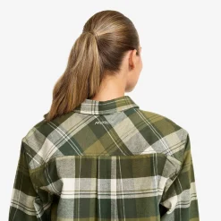 Nevada Flannel Shirt Damen Rosin Green/Peyote