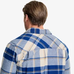 Nevada Flannel Shirt Herren Dark Blue/Oatmeal