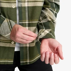 Nevada Flannel Shirt Herren Rosin Green/Peyote
