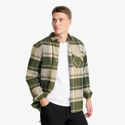 Nevada Flannel Shirt Herren Rosin Green/Peyote