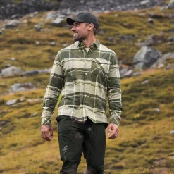 Nevada Flannel Shirt Herren Rosin Green/Peyote