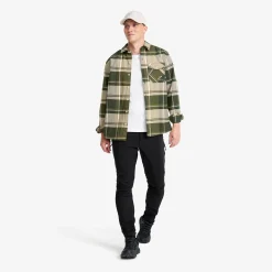 Nevada Flannel Shirt Herren Rosin Green/Peyote