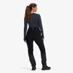 Nordwand Curved Stretch High-waist Pants Damen Anthracite/Black