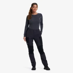 Nordwand Curved Stretch High-waist Pants Damen Anthracite/Black
