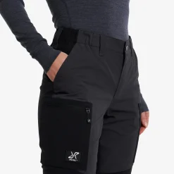 Nordwand Curved Stretch High-waist Pants Damen Anthracite/Black