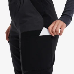 Nordwand Curved Stretch High-waist Pants Damen Anthracite/Black