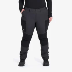 Nordwand Curved Stretch High-waist Pants Damen Anthracite/Black