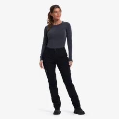 Nordwand Curved Stretch High-waist Pants Damen Black