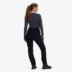 Nordwand Curved Stretch High-waist Pants Damen Black