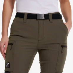 Nordwand Stretch High-waist Pants Damen MossGray/Black