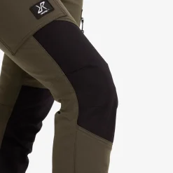 Nordwand Stretch High-waist Pants Damen MossGray/Black