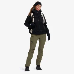 Nordwand Stretch High-waist Pants Damen Grape Leaf