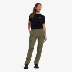 Nordwand Stretch High-waist Pants Damen Grape Leaf