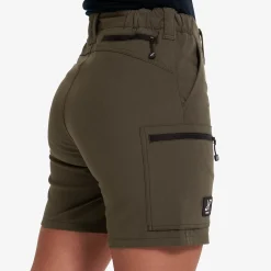 Nordwand Stretch Shorts Damen Moss Gray