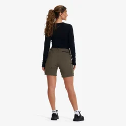 Nordwand Stretch Shorts Damen Moss Gray