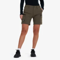Nordwand Stretch Shorts Damen Moss Gray