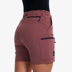 Nordwand Stretch Shorts Damen Vintage Rose
