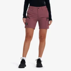 Nordwand Stretch Shorts Damen Vintage Rose