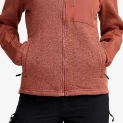 Northbound Fleece Jacket Damen Pink Mahogany