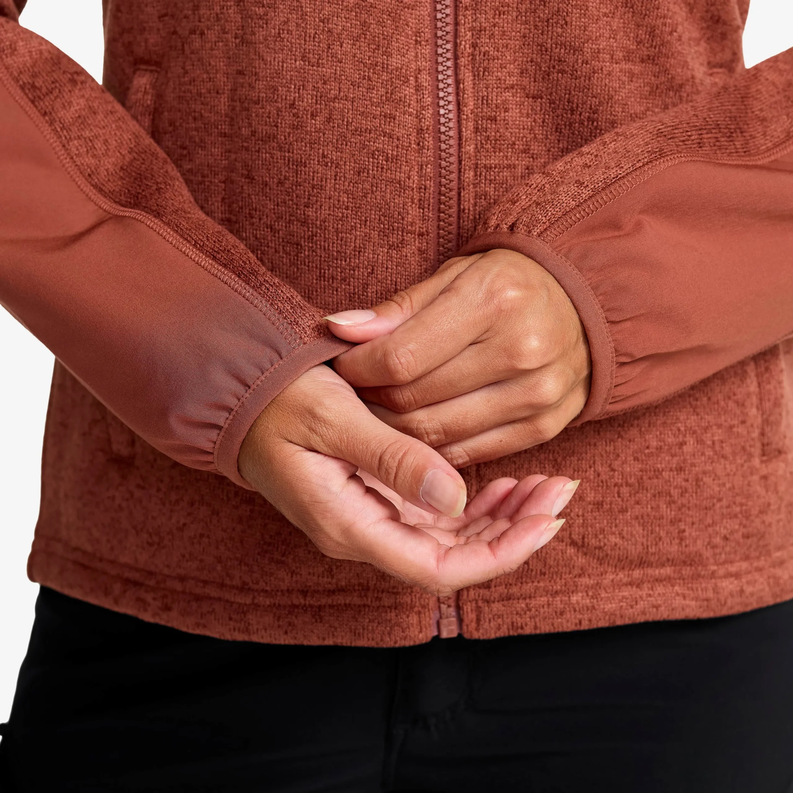 Northbound Fleece Jacket Damen Pink Mahogany