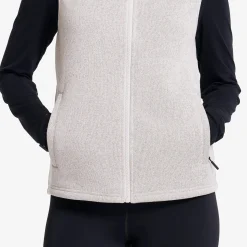 Northbound Fleece Vest Damen Grey Melange