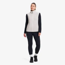 Northbound Fleece Vest Damen Grey Melange