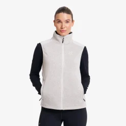 Northbound Fleece Vest Damen Grey Melange