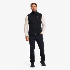 Northbound Fleece Vest Herren Black