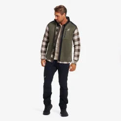 Northbound Fleece Vest Herren Grape Leaf