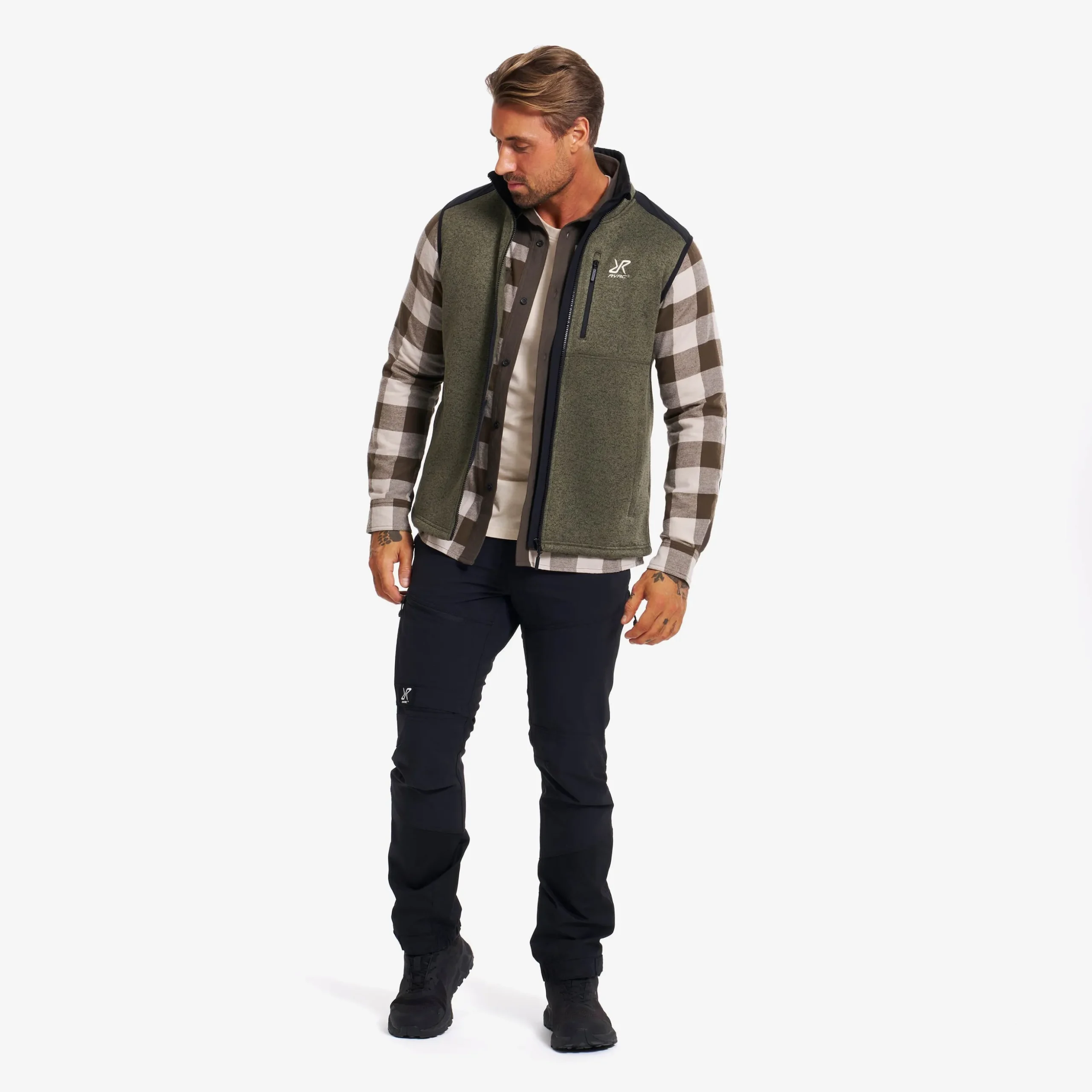 Northbound Fleece Vest Herren Grape Leaf