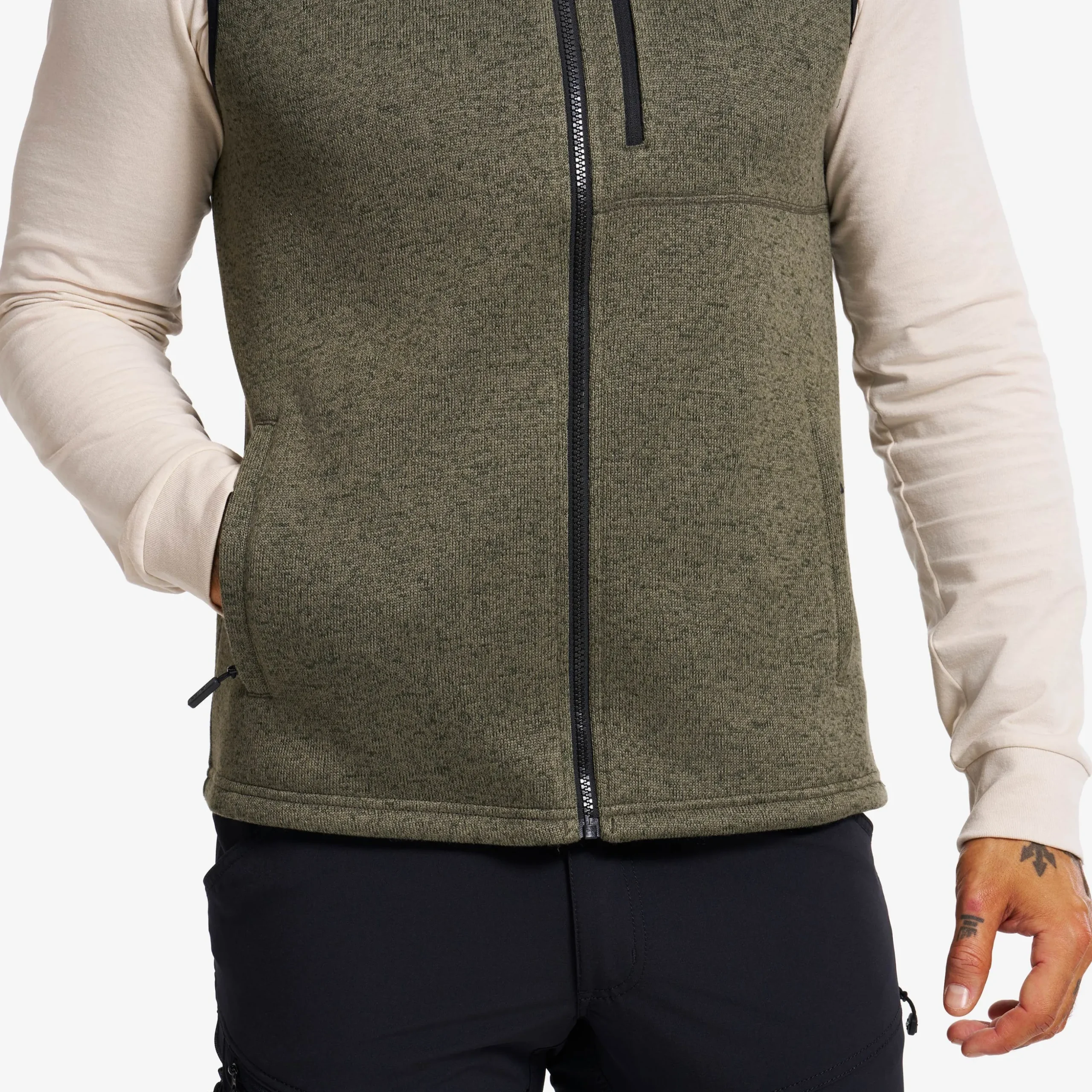 Northbound Fleece Vest Herren Grape Leaf