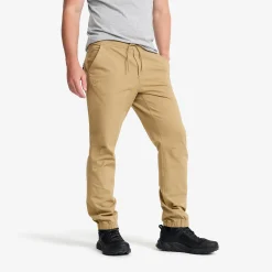 Oak Twill Stretch Joggers Herren Kelp Beige