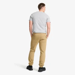Oak Twill Stretch Joggers Herren Kelp Beige