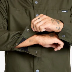 Outback Fleece Lined Overshirt Herren Deep Depths