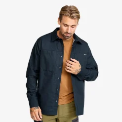 Outback Fleece Lined Overshirt Herren Blueberry