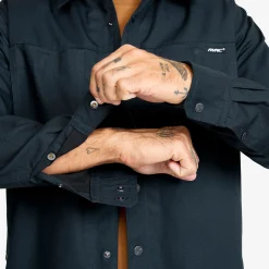 Outback Fleece Lined Overshirt Herren Blueberry