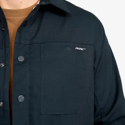 Outback Fleece Lined Overshirt Herren Blueberry