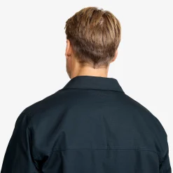 Outback Fleece Lined Overshirt Herren Blueberry
