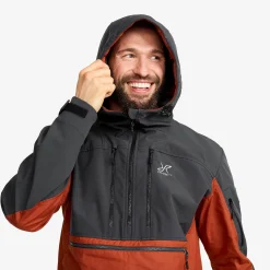 Outdoor Anorak Herren Rusty Orange