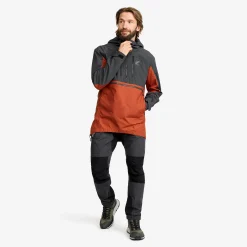 Outdoor Anorak Herren Rusty Orange