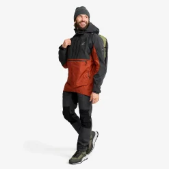 Outdoor Anorak Herren Rusty Orange
