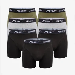 7-pack Ultimate Soft Boxer Herren Grey Melange/Grape Leaf
