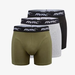 3-pack Ultimate Soft Boxers Herren Grey Melange/Grape Leaf