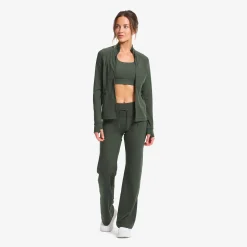 Paragon Soft Wide Flare Leggings Damen Kambaba Green