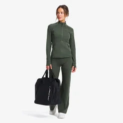 Paragon Soft Wide Flare Leggings Damen Kambaba Green